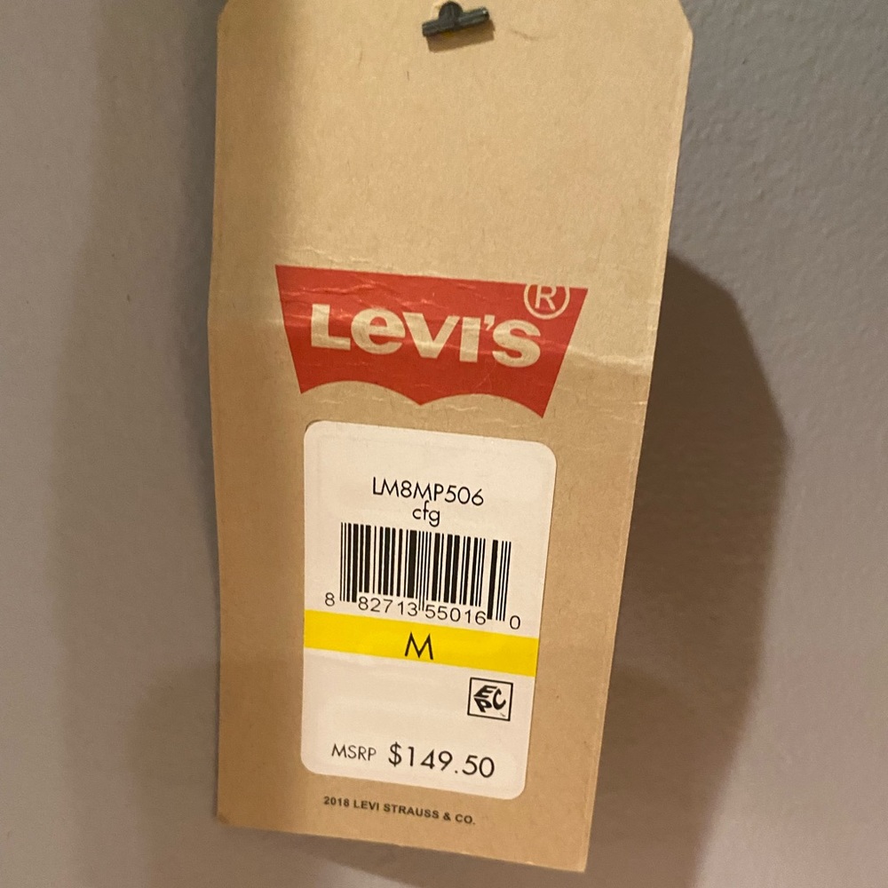 Mens Levi Full Zip Hoodie Army Camo LM8MP506 Outdoors Mesh Lined Jacket. - Picture 4 of 4